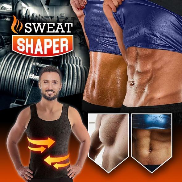 Sweat Maker Men's Premium Slimming Shapewear Workout Sauna Tank Top Vest