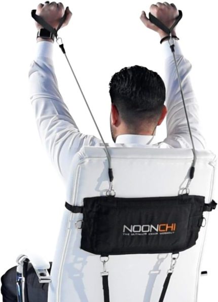 Noonchi office workout, Attaches to YOUR office chair!
