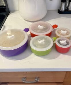 وجهة نظر بديلة لـ Evelots Set of 5 Deluxe Microwave And Freezer Bowls