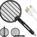 fordable mosquito swatter intelligent digital