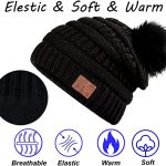 Music Beanie Hat Pom