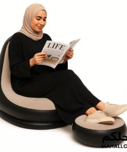 Portable Inflatable Sofa with Footstool