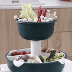 Storage rack for kitchen food