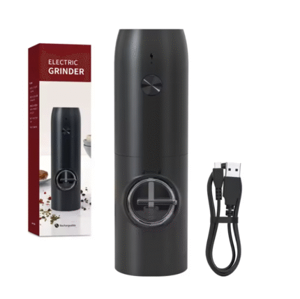 Electric Pepper Grinder Salt Mill With LED Light