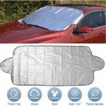 All-Weather Sunshade Ice Cover Heavy Duty Reversible Windshield Protector - Image 6
