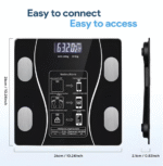 Scale Body Weighing Machine Weight Digital Electronic Fat Bmi Bathroom Composition Analyzer Wireless - Image 2