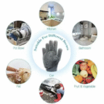 Sponge Rubber Scrub Gloves Cleaning - Image 6