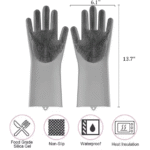 Sponge Rubber Scrub Gloves Cleaning - Image 7