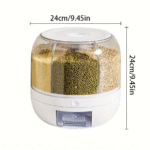6 Grid Rotating Rice Dispenser - Image 8