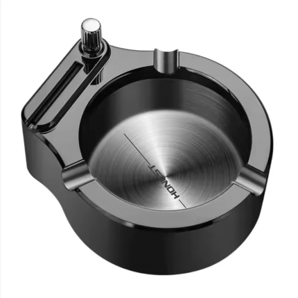 Cigar Ashtray Retro Metal Gray