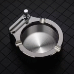 Cigar Ashtray Retro Metal Gray - Image 6