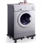 Fridge Stainless Steel Adjustable Base Washer Trolley - Image 13