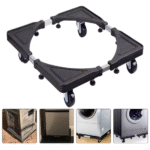 Fridge Stainless Steel Adjustable Base Washer Trolley - Image 14