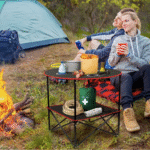 Folding Table with 4 Cup Holders - Image 2