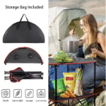 Folding Table with 4 Cup Holders - Image 8