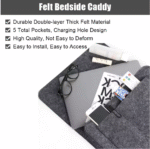 Felt Bedside Storage Organizer - Image 9