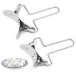 Stainless Steel Large Dumpling Skin Dough Circle Roller Machine Cutters - Image 6