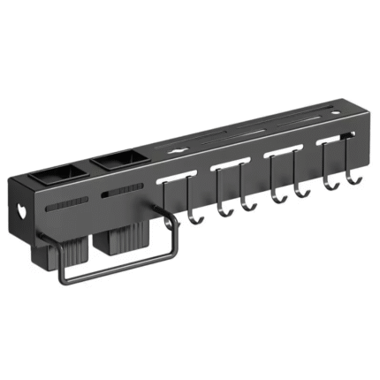 Stainless Steel Knife Block Kitchen Wall Mounted Shelf