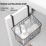 Hanging Door Rear Rack Grid Storage Basket - Image 3