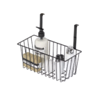 Hanging Door Rear Rack Grid Storage Basket - Image 7