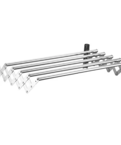 Aluminium wall metal folding extendable clothesline 80CM