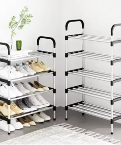 Alternative view of Simple Multi Layer Shoe Rack Stainless Organizer