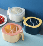 Four-Grid Seasoning Box – Spice Jar Set with Tray & Covers - Image 13