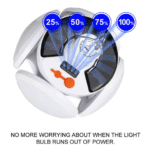 LED Solar Camping Light – Portable Rechargeable Waterproof Lantern (500LM) - Image 4