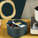 Four-Grid Seasoning Box – Spice Jar Set with Tray & Covers - Image 4