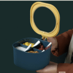 Four-Grid Seasoning Box – Spice Jar Set with Tray & Covers - Image 5