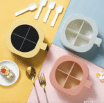 Four-Grid Seasoning Box – Spice Jar Set with Tray & Covers - Image 9