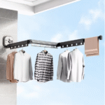 Retractable Clothes Drying Rack – Wall Mounted - Image 4