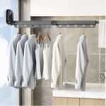 Retractable Clothes Drying Rack – Wall Mounted - Image 5
