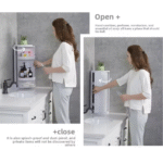 360° Rotating Bathroom Storage Rack – Wall Mounted - Image 6