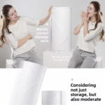 360° Rotating Bathroom Storage Rack – Wall Mounted - Image 7