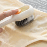 Multifunction Soap Shoe Brush – Soft Bristles with Liquid Dispenser - Image 3
