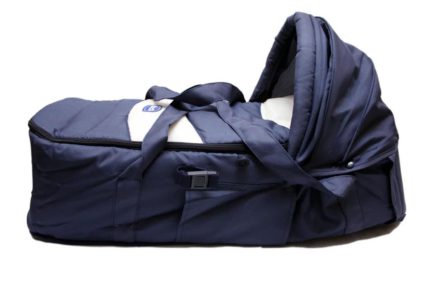 Baby Folding Travel Crib – Portable Sleeping Basket with Mosquito Net & Awning