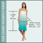 DII Women's Adjustable Microfiber Hair & Shower Wrap - Image 12