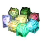 12 Pack Rainbow Flashing LED Ice Cubes