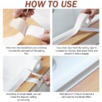 Tub and Wall Sealing Tape – Waterproof PVC Adhesive Caulk Strip (3m) - Image 6