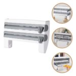 4-in-1 Wall-Mounted Paper Dispenser – Foil, Film & Towel Rack - Image 3