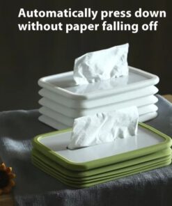 وجهة نظر بديلة لـ Silicone Tissue Box – Foldable Creative Napkin Holder