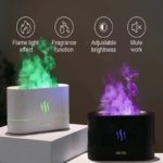 LED Flame Ultrasonic Humidifier – Essential Oil Aroma Diffuser with Night Light - Image 4