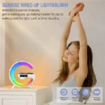 15W Wireless Charger Alarm Clock – Speaker & RGB Night Lamp - Image 4