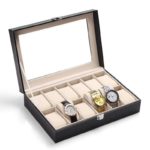 PU Leather Watch Box – 9 Slot Organizer - Image 2