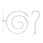 Round Spiral Quilt Sheets Hanger – Space-Saving Rotating Rack - Image 5