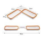 Wall Mount Bathroom Rack – 180° Rotatable Corner Storage Shelf - Image 3