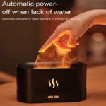 LED Flame Ultrasonic Humidifier – Essential Oil Aroma Diffuser with Night Light - Image 2