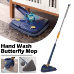 Triangle 360° Cleaning Mop – Telescopic Self-Draining Household Brush - Image 5
