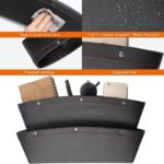 Vehicle Storage Box | Premium PU Leather Seat Catcher | Gap Filler Car Organizer| - صورة 16